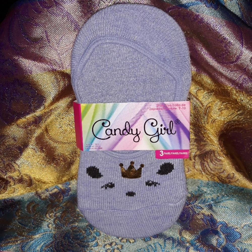 Candy Girl Socks 3 pack size 7-10